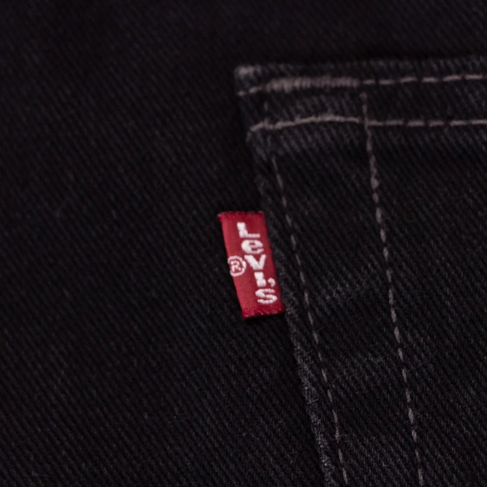VTG Levis Relaxed Fit Jeans 550 Mens 36x34 Black Made in USA Y2K Paper Tag
